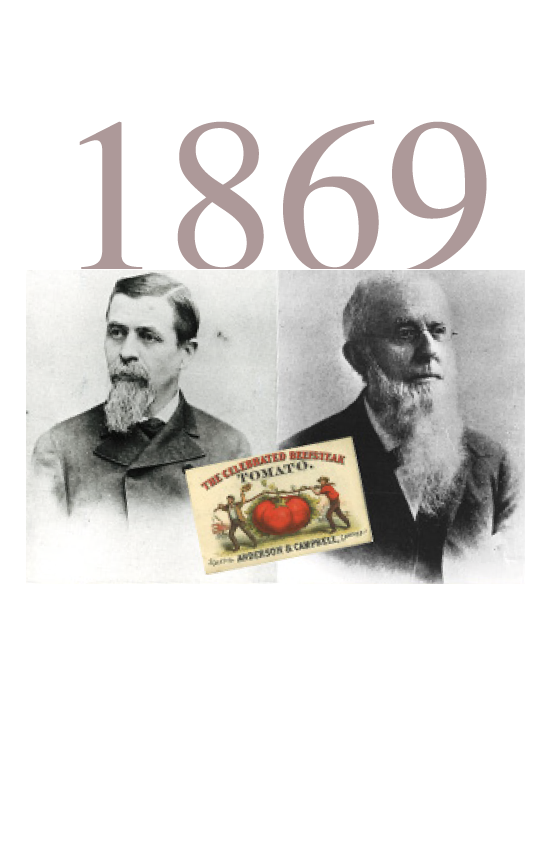 150年の歴史 1869年 キャンベル・カンパニーの始まり